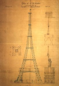 Eiffeltornet - Maurice Koechlins första ritning