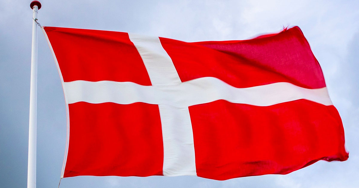 Danska flaggan - Dannebrogen