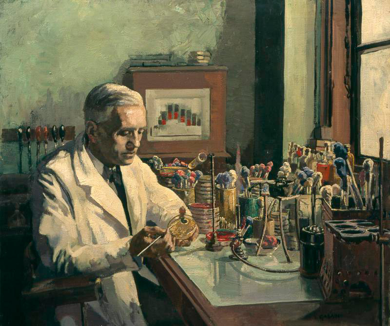 Alexander Fleming, upptäckaren av Penicillin