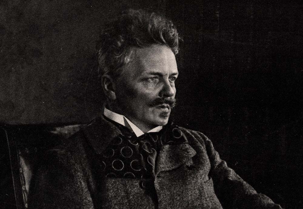 August Strindberg, porträtt 1902.