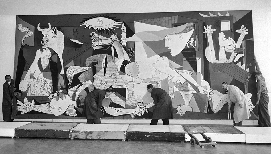 Pablo Picasso målade Guernica 1937